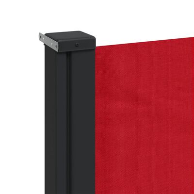 vidaXL Seitenmarkise Ausziehbar Rot 100x300 cm