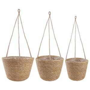 vidaXL 3 stk. Natur &Oslash;26 x 19 cm 100% Seegras