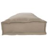 vidaXL Palettenkissen Taupe 200 x 40 x 8 cm Oxford Stoff