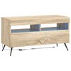 vidaXL LED-TV-Schrank Sonoma-Eiche Holzwerkstoff