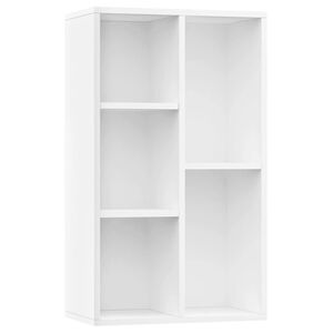 vidaXL B&uuml;cherregal/Sideboard Wei&szlig; 50x25x80 cm Holzwerkstoff