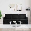 vidaXL Sofa 180cm Schwarz Metall