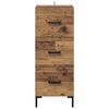 vidaXL Sideboard Altholz 34,5 x 34 x 90 cm Holzwerkstoff