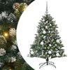 vidaXL K&uuml;nstlicher Weihnachtsbaum mit 150 LEDs mit St&auml;nder Gr&uuml;n 120 cm