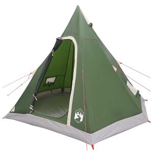vidaXL 3 Personen Gr&uuml;n 185T Polyester mit PU-Beschichtung