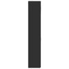 vidaXL Hochschrank Schwarz 70x42,5x225 cm Holzwerkstoff