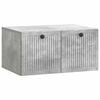 vidaXL Wandmontierter TV-Schrank Betongrau 59,5 x 41 x 30 cm