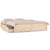 vidaXL Bett mit Schubladen 150x200 cm