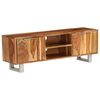 vidaXL TV-Schrank Massivholz Akazie Honigbraun 118x30x40 cm