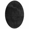 vidaXL Bereichsteppiche Oval HUARTE Schwarz 160 x 230 cm