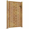 vidaXL Gartentor 100x150 cm Cortenstahl Quadratisches Design