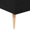 vidaXL Sideboard Schwarz Eichen-Optik 90 x 34 x 80 cm Holzwerkstoff