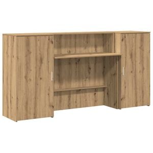 vidaXL Empfangstheke Artisan-Eiche 200x50x103,5 cm Holzwerkstoff