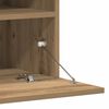 vidaXL TV-Schrankset Wandmontiert 6 pcs Artisan-Eiche Holzwerkstoff