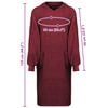 vidaXL Decken-Hoodie KINN Rot XL Baumwolle