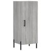 vidaXL Highboard Grau Sonoma 34,5x34x180 cm Holzwerkstoff