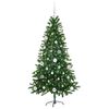 vidaXL Weihnachtsbaum mit 150 LEDs mit St&auml;nder Gr&uuml;n 150 cm PE