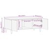 vidaXL Couchtisch Honigbraun 100 x 54 x 40 cm Massivholz Mango