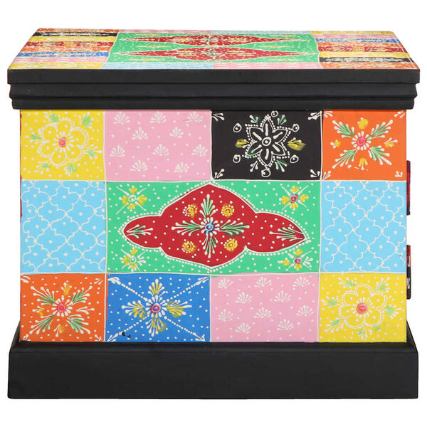 vidaXL Couchtisch Mehrfarbig 90x50x40 cm Massivholz Mango