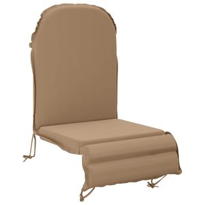 vidaXL Sonnen-Lounger Kissen GEMERT 100 % Polyester Taupe