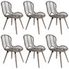 vidaXL Esszimmerst&uuml;hle 6 Stk. Natur Rattan Braun