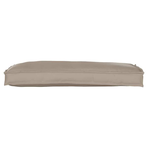 vidaXL Kissen Taupe 100 x 40 x 8 cm Oxford-Stoff