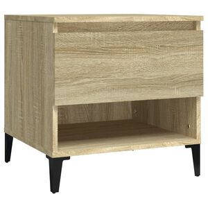 vidaXL Beistelltisch Sonoma-Eiche 50x46x50 cm Holzwerkstoff
