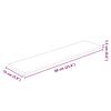 vidaXL Wandpaneele 12 Stk. Hellgrau 60x15 cm Stoff 1,08 m&sup2;
