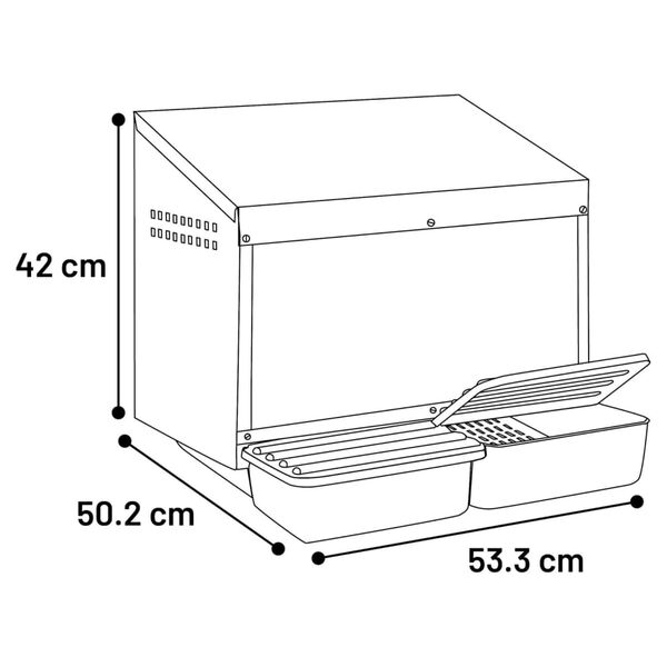 FLAMINGO Legenest mit 2 Nestern Julie Gr&uuml;n Outdoor