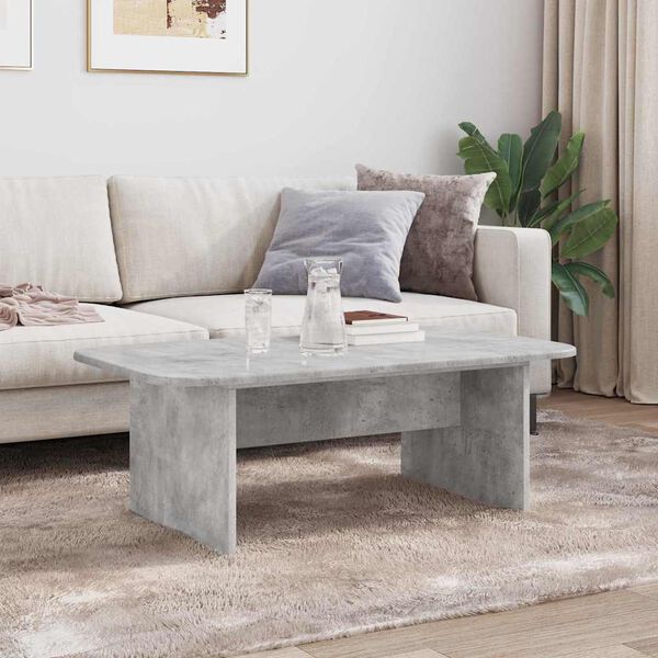 vidaXL Couchtisch Beton Grau 93 x 53 x 33 cm Holzwerkstoff