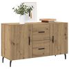 vidaXL Sideboard Artisan-Eiche 100x36x60 cm Holzwerkstoff