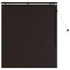 vidaXL Venezianische Jalousie Dunkelbraun 115 x 130 cm 35 mm