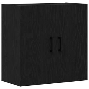 vidaXL Wandmontierter Schrank Schwarz Eichen-Optik 60 x 31 x 60 cm