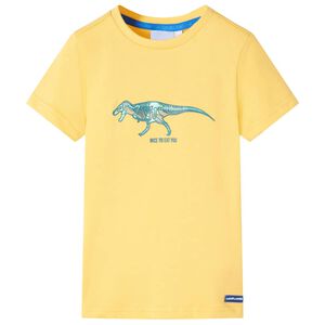 Kinder-T-Shirt Helles Ocker 104