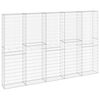 vidaXL Gabionenwand mit Abdeckung Verzinkter Stahl 300x30x200 cm