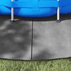 vidaXL Pool-Bodentuch Hellgrau &Oslash;500 cm Polyester Geotextil