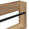 vidaXL Magazinregal Artisan-Eiche 80 x 12 x 30 cm Holzwerkstoff