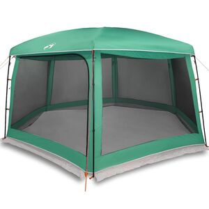 vidaXL Poolzelt mit abnehmbarem &Uuml;berzelt Netzw&auml;nden Meergr&uuml;n 670x590cm