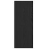 vidaXL B&uuml;cherregal Schwarz Eichen-Optik 40 x 30 x 77 cm Holzwerkstoff