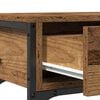 vidaXL Konsolentisch mit Regal Altholz 72,5 x 25 x 75 cm Holzwerkstoff
