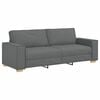 vidaXL Sofa 3 pcs Dunkelgrau 220 x 80 x 84 cm Leinenmischgewebe