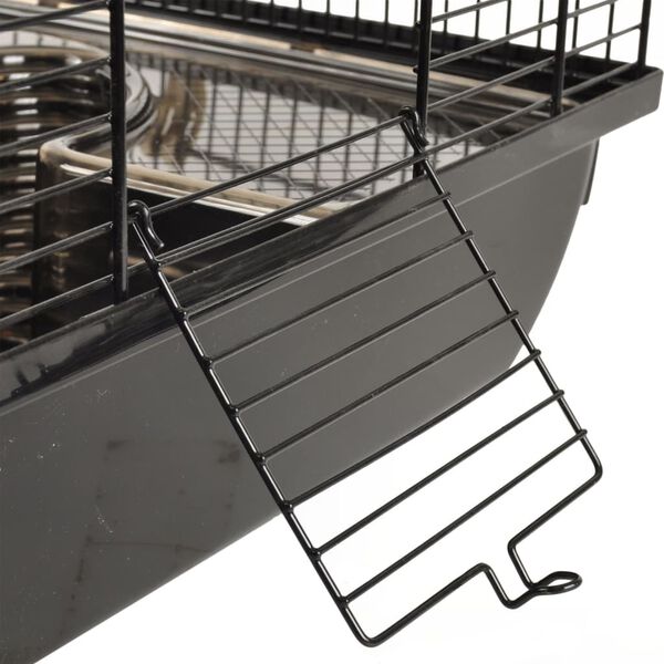 FLAMINGO Hamsterk&auml;fig Figo 58x38x40 cm Schwarz und Braun