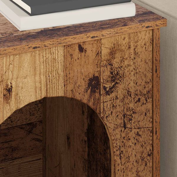 vidaXL Katzenhaus Altholz 53 x 52 x 62 cm Holzwerkstoff