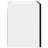 vidaXL H&auml;ngeschrank 2 pcs Schwarze Eiche und Wei&szlig; 50 x 31 x 40 cm