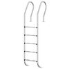vidaXL Pool-Leiter 54x38x211 cm Edelstahl 304