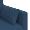 vidaXL Sofa 120cm Blau Metall