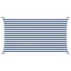 vidaXL Sonnensegel Blau und Wei&szlig; 4,5 x 2,5 m 100 % Polyester Oxford