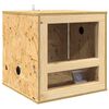 vidaXL Terrarium Braun 40 x 40 x 40 cm OSB