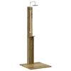 vidaXL Outdoor-Dusche Natur 75 x 76 x 217 cm Impr&auml;gniertes Kiefernholz