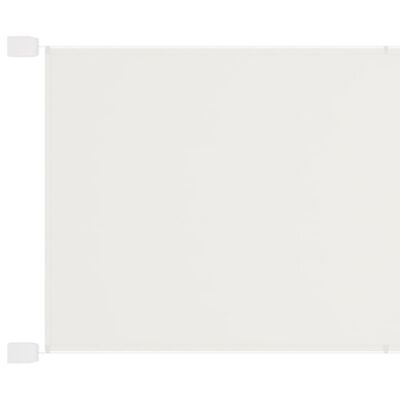 vidaXL Senkrechtmarkise Weiß 140x360 cm Oxford-Gewebe